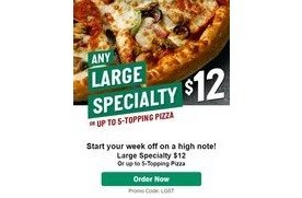 Any Large Specialty Pizza $12 at Papa John&#39;s | Los Angeles Coupons | Daily Draws, Coupons ...