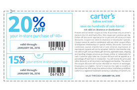 15% to 25% off at Carter&#39;s | Indianapolis Coupons | Daily Draws, Coupons, Contests and more ...